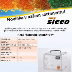 ilustrační obrázek Exsikátory SICCO