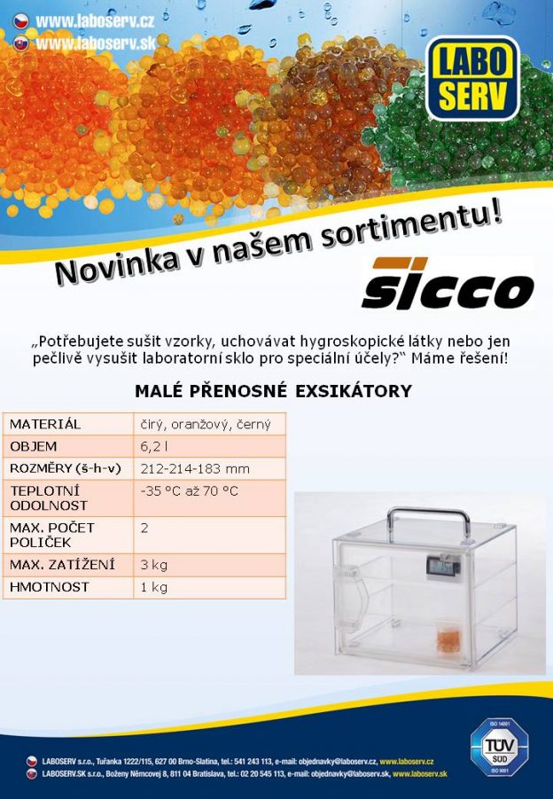 Exsikátory SICCO